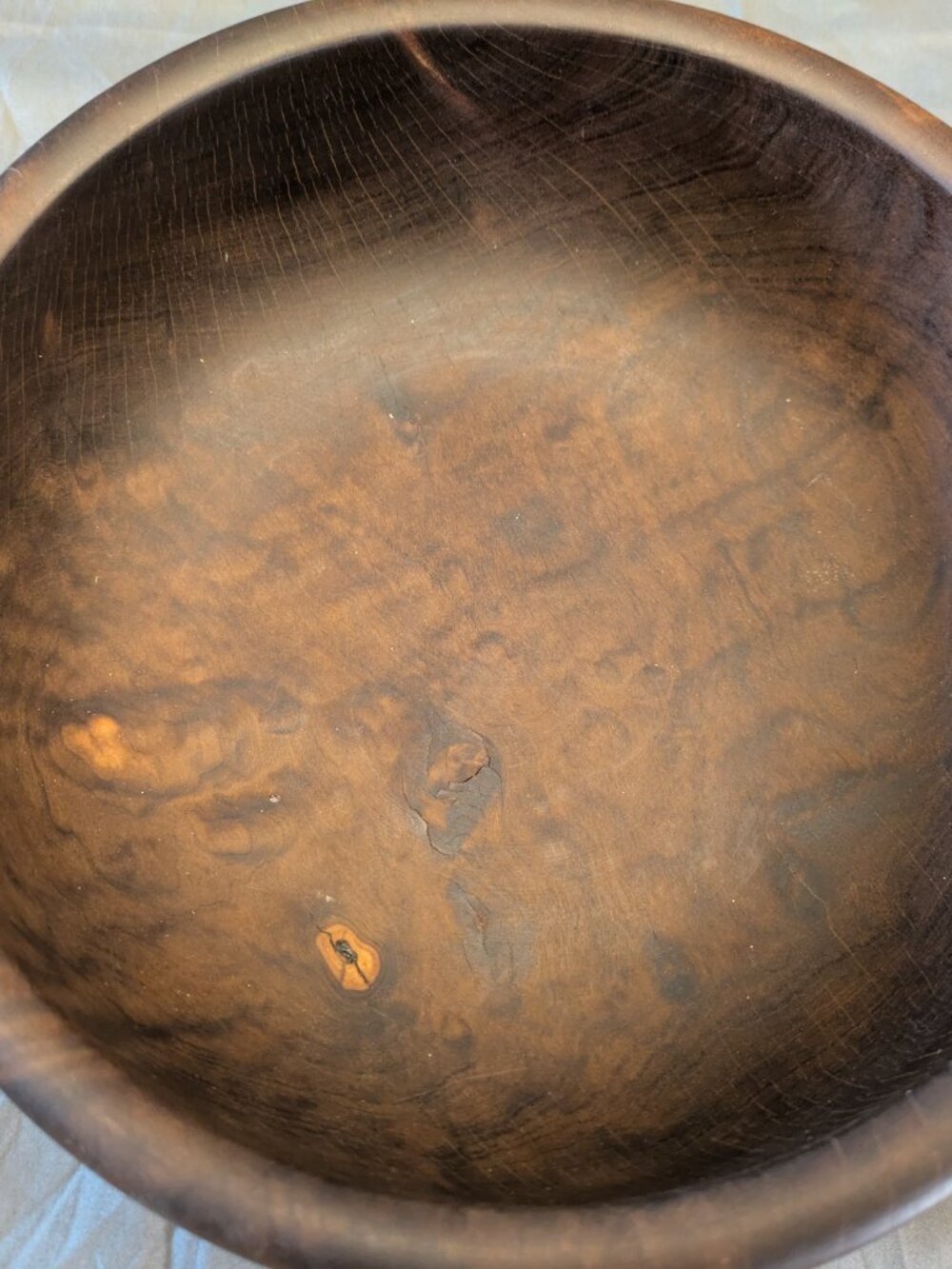 Vintage Wooden Salad Bowl Set - Picture 5 of 6